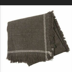 Olive & Pique LOLA Scarf in Charcoal NEW $84